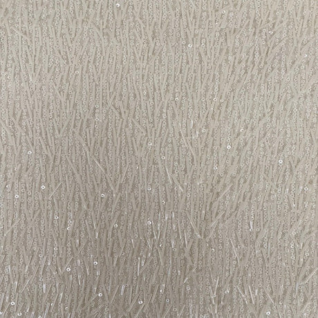 Stretch Sequins Fabric French Fringe