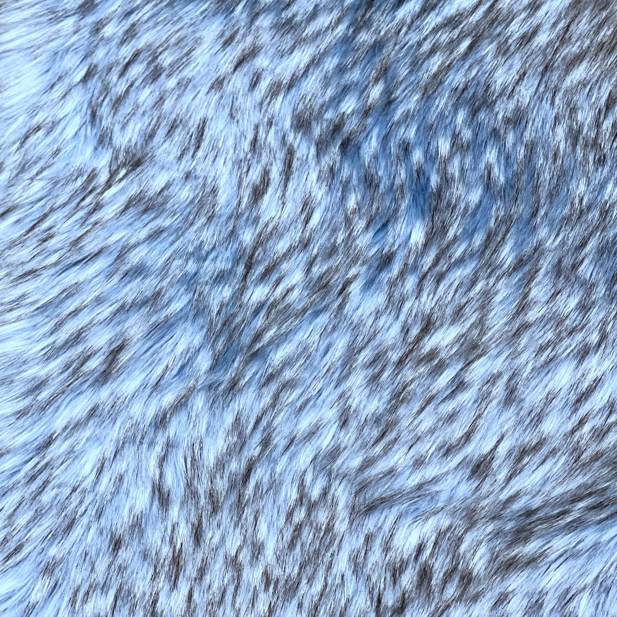 Husky Print Long Pile Shaggy Faux Fur Fabric - 50 Percent Acrylic 50 Percent Polyester Fabric, Husky Print, 60" Width, 2" Pile Length (1 Yard)