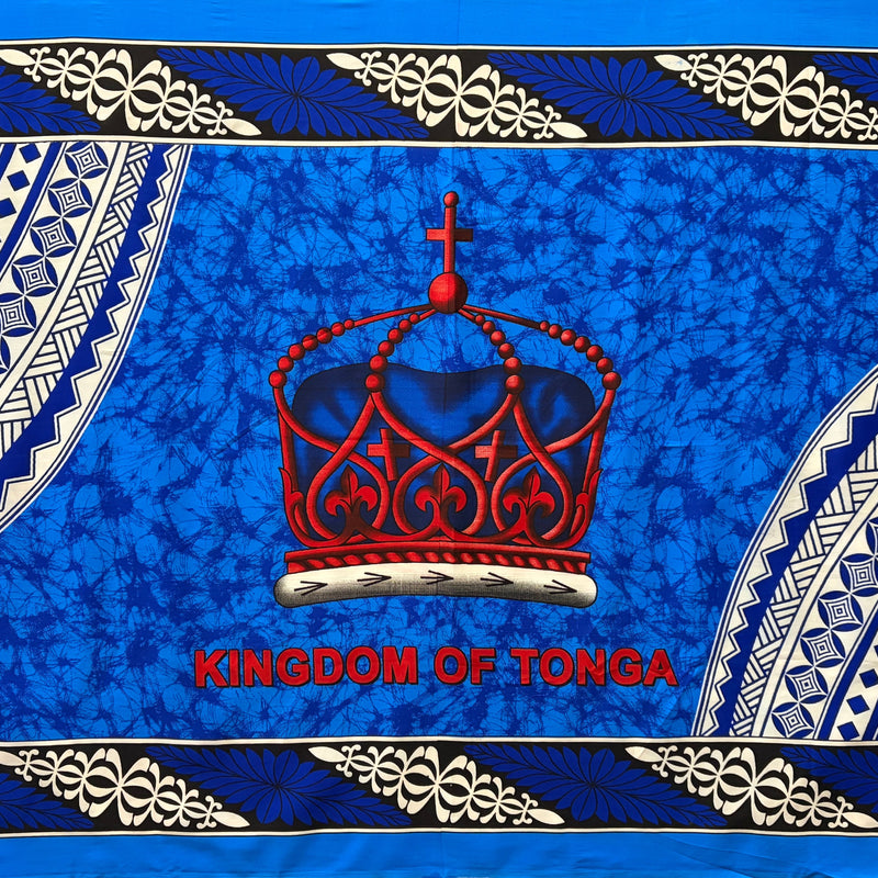 Polyester Tupenu Sarong Kingdom of Tonga Crown