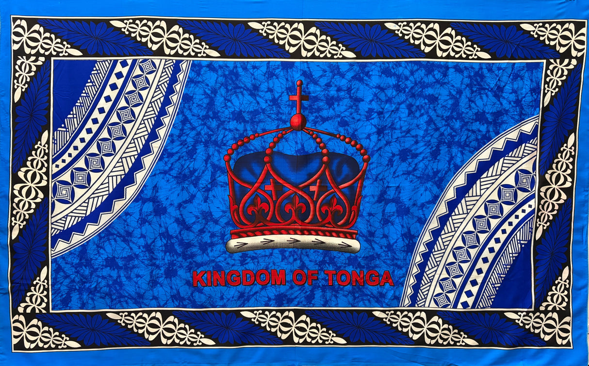 Polyester Tupenu Sarong Kingdom of Tonga Crown