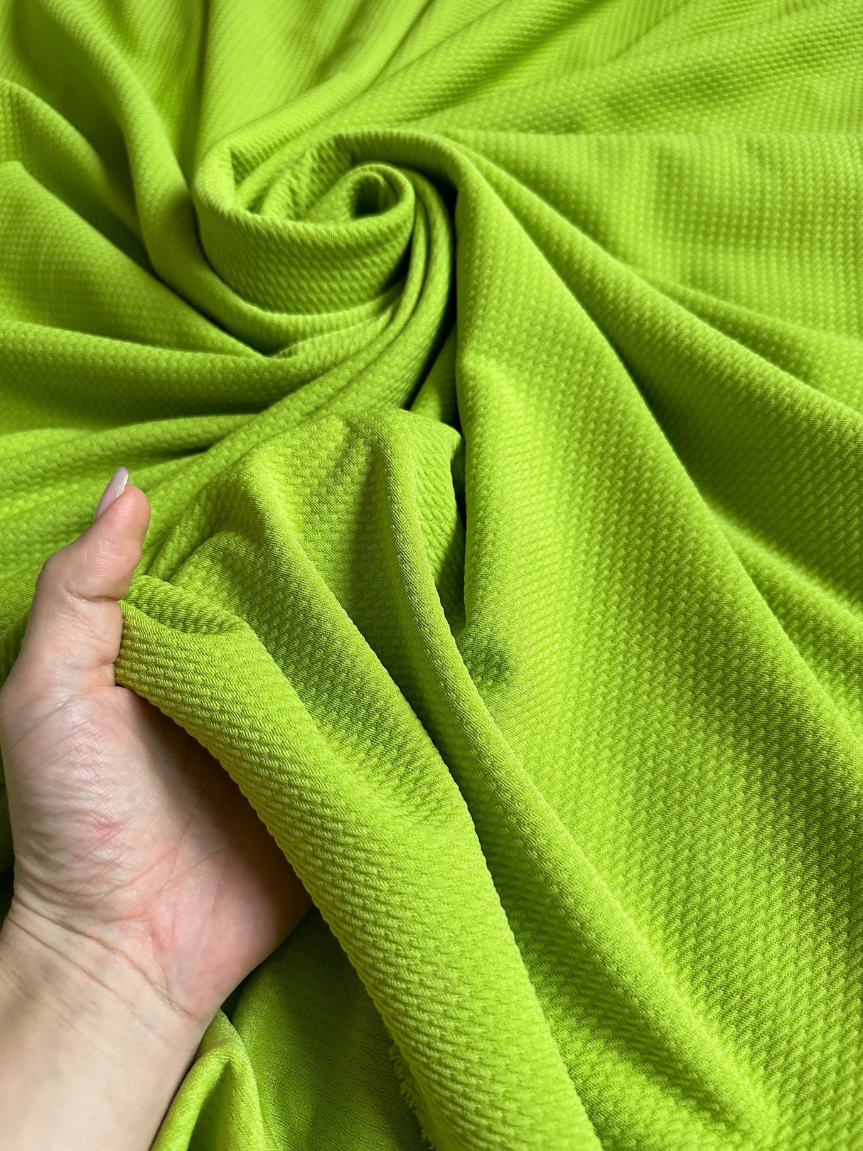 Lime Green Liverpool Knit