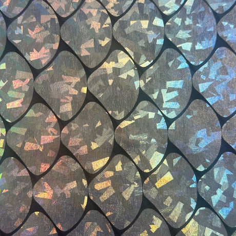 Nylon Spandex Hologram Mermaid Shell Fabric