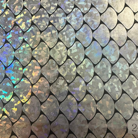 Nylon Spandex Hologram Mermaid Shell Fabric