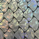 Nylon Spandex Hologram Mermaid Shell Fabric