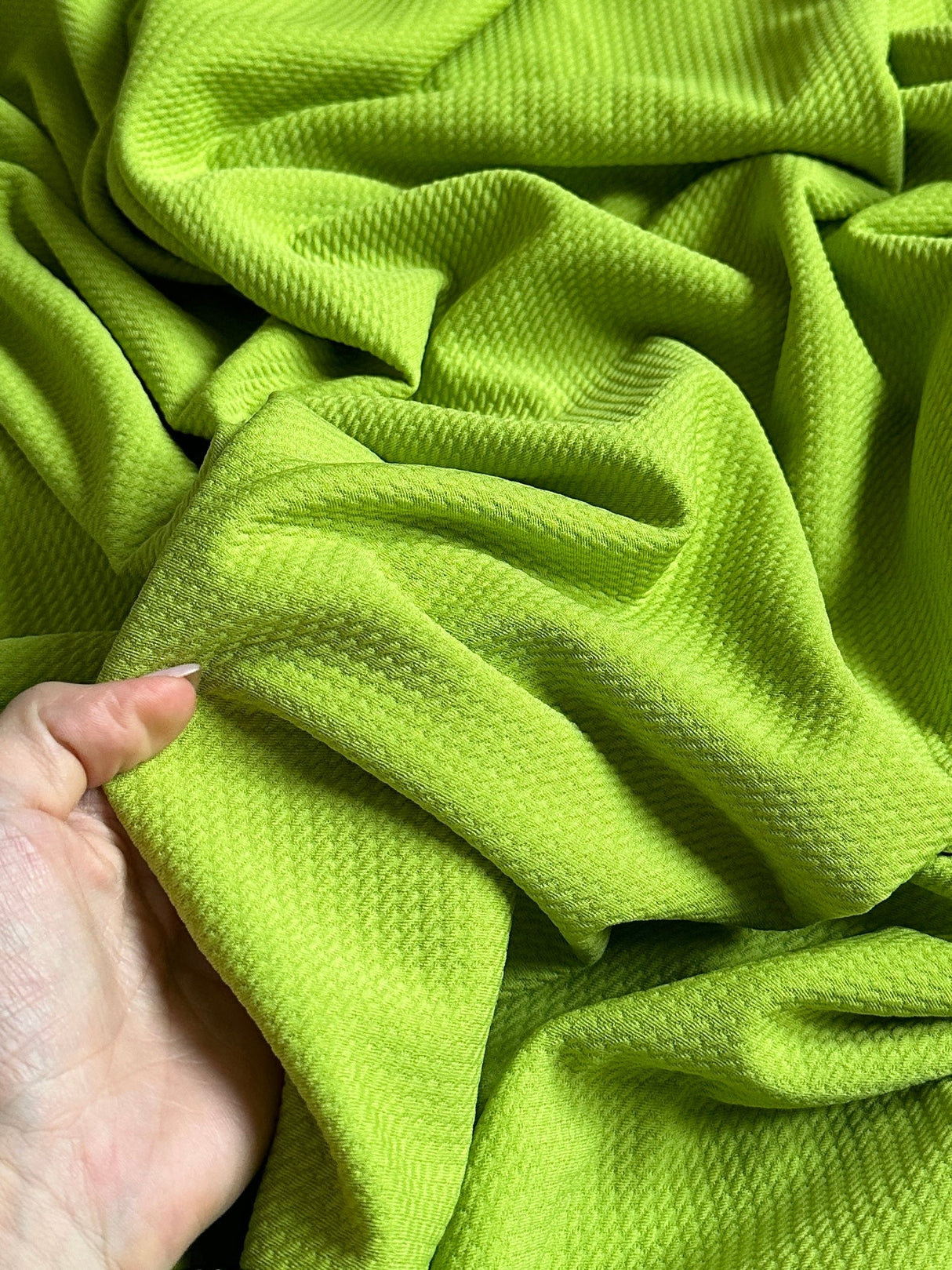 Lime Green Liverpool Knit