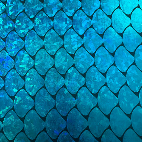 Nylon Spandex Hologram Mermaid Shell Fabric