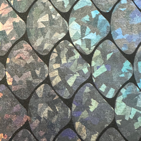 Nylon Spandex Hologram Mermaid Shell Fabric