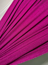 Magenta Stretch Metallic Lurex Knit
