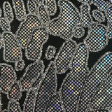 Nylon Spandex Maze Hologram Fabric 60"