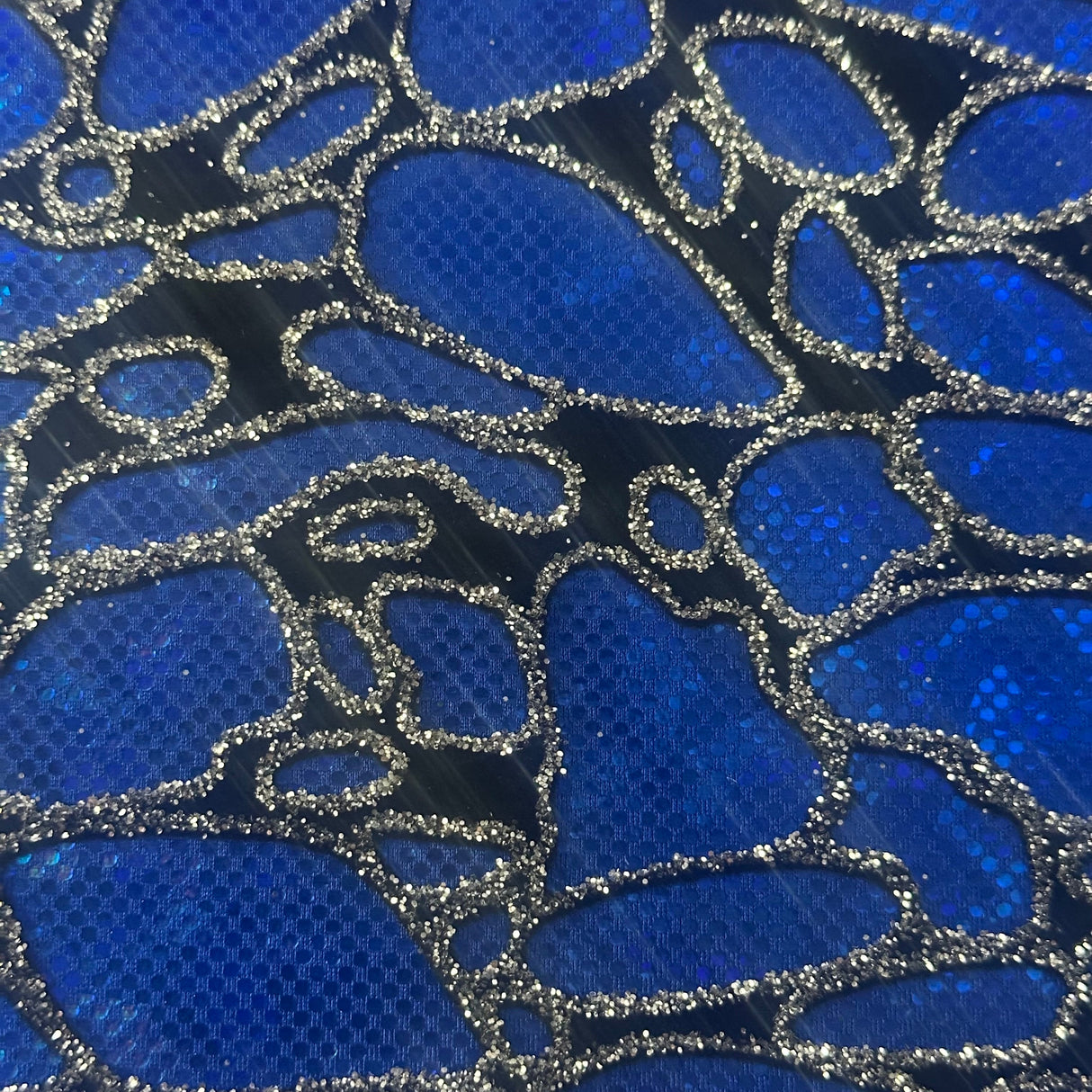 Nylon Spandex Maze Hologram Fabric 60"