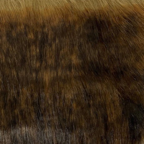 Faux Fur Fabric Wolf Striped 60" Wide