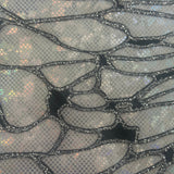 Nylon Spandex Maze Hologram Fabric 60"