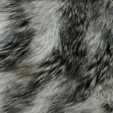 Faux Fur Fabric Wolf Striped 60" Wide
