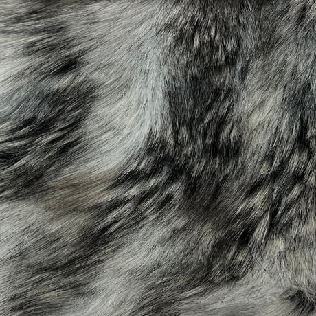 Faux Fur Fabric Wolf Striped 60" Wide