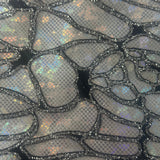 Nylon Spandex Maze Hologram Fabric 60"