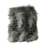 Faux Fur Fabric Wolf Striped 60" Wide