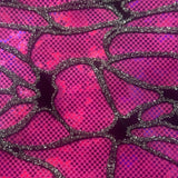 Nylon Spandex Maze Hologram Fabric 60"