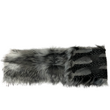 Faux Fur Fabric Wolf Striped 60" Wide
