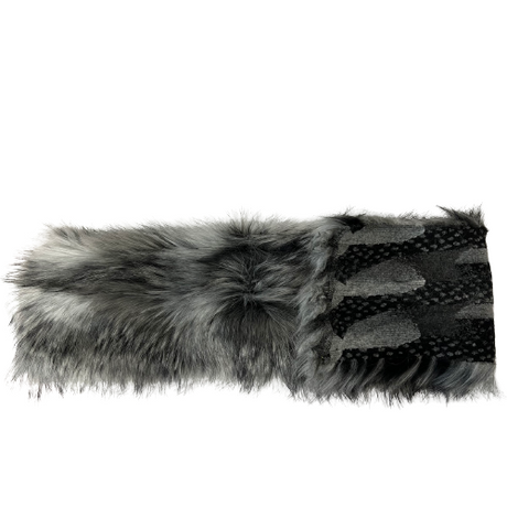 Faux Fur Fabric Wolf Striped 60" Wide