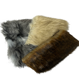 Faux Fur Fabric Wolf Striped 60" Wide