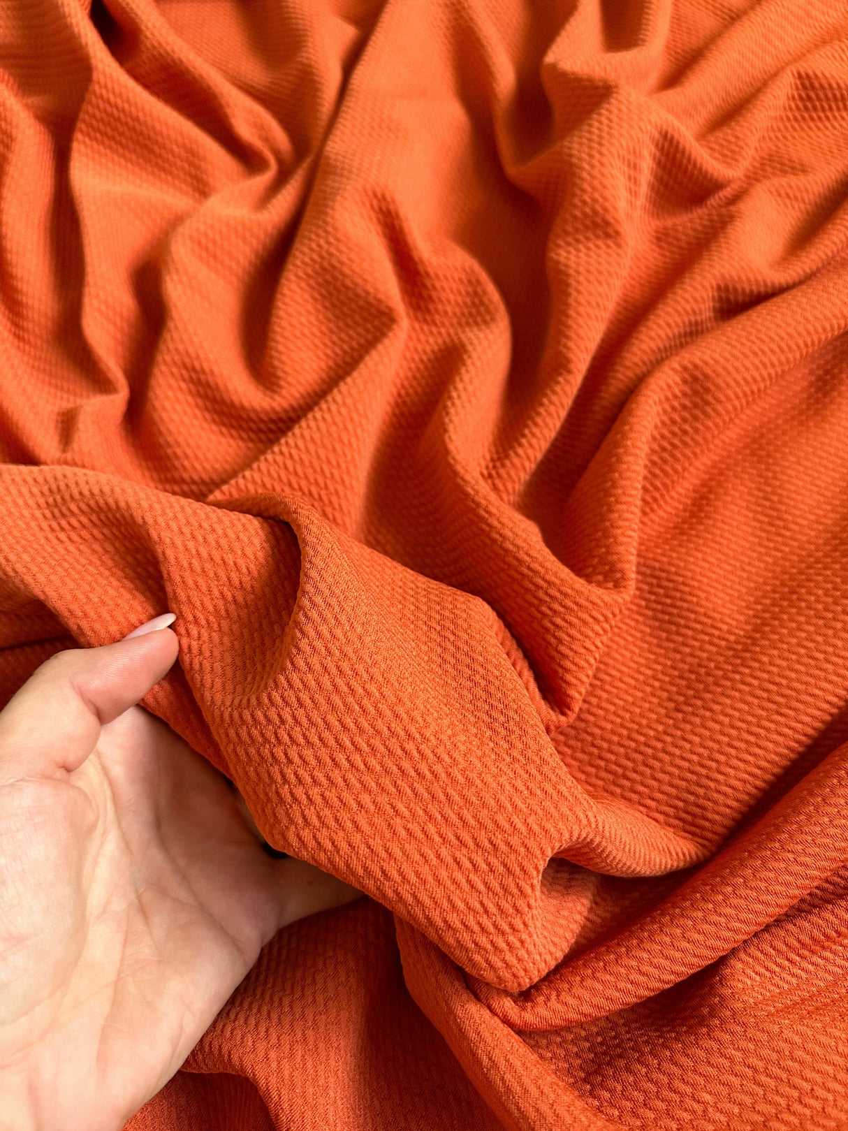 Orange Liverpool Knit