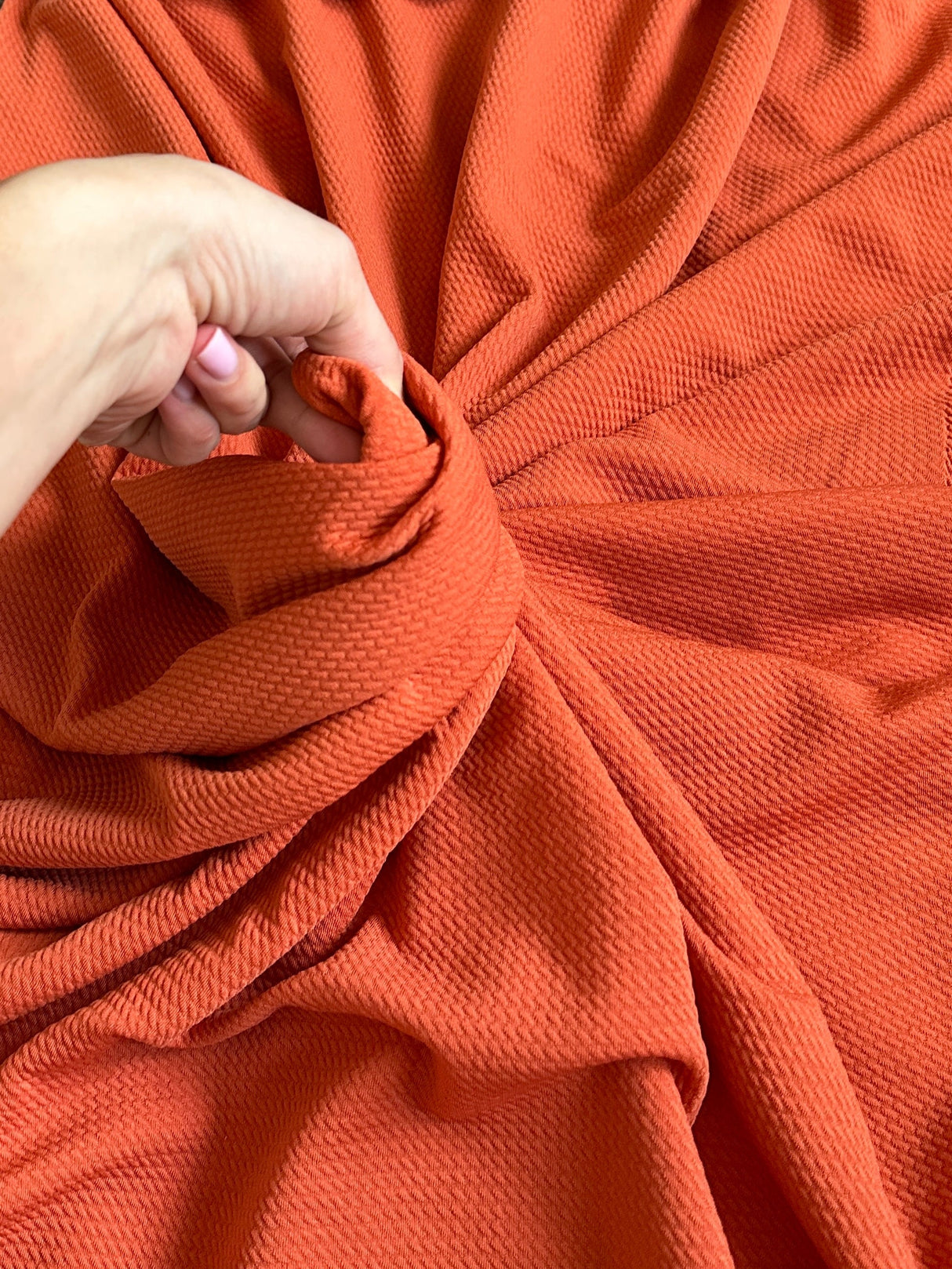 Orange Liverpool Knit