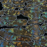 Nylon Spandex Maze Hologram Fabric 60"