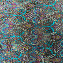 Burnout Stretch Velvet Fabric Multicolor