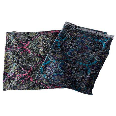 Burnout Stretch Velvet Fabric Multicolor