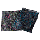 Sur Multicolor Burnout Stretch Velvet Fabric - Multicolor Burnout, 60" Width, 4-Way Stretch, 250 GSM (1 Yard)