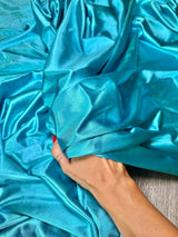 Shiny Nylon Spandex Turquoise