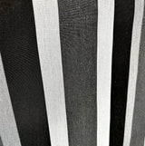 Sunbrella Shade Solution Dyed Acrylic Fabric - Black Vertical Stripes, 47" Width (By The Yard)
