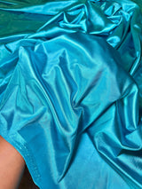 Shiny Nylon Spandex Turquoise