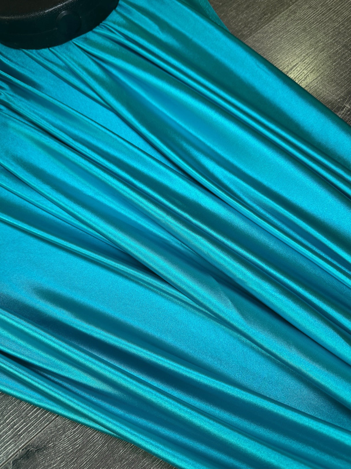 Shiny Nylon Spandex Turquoise