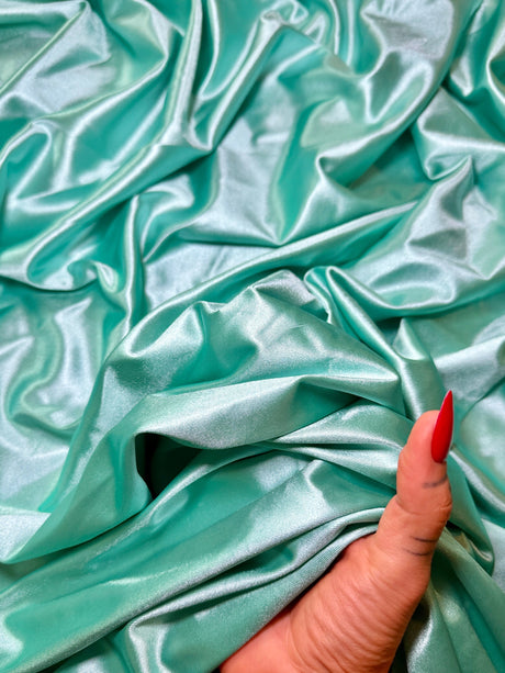 Shiny Nylon Spandex Mint
