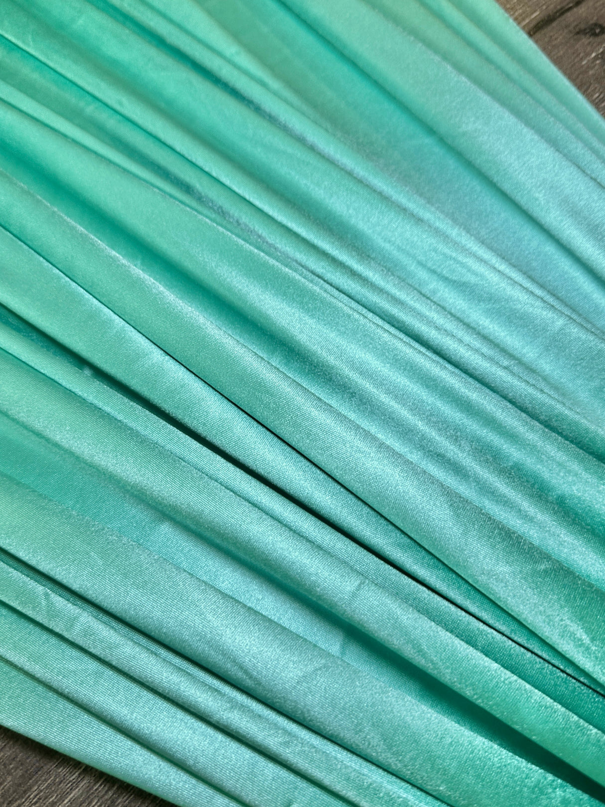 Shiny Nylon Spandex Mint