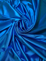 Shiny Nylon Spandex Aqua Blue