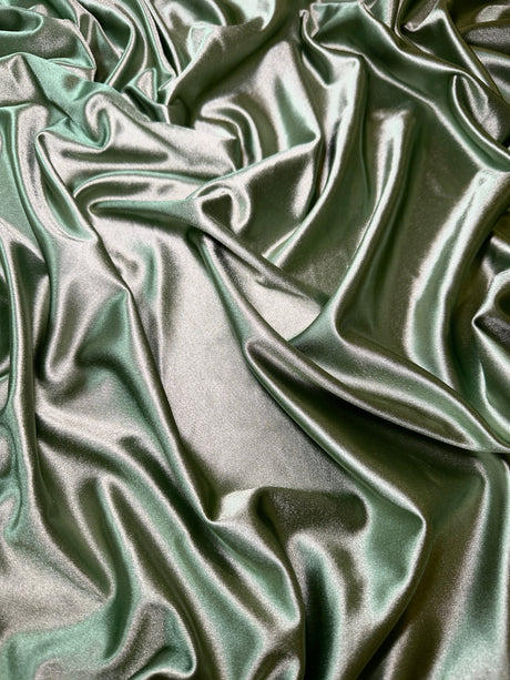 Shiny Nylon Spandex Sage Green