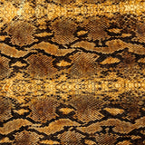 Velvet Spandex Fabric Snakeskin Print