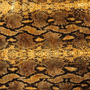 Snakeskin Printed Stretch Velvet Spandex Fabric - Red, Snakeskin Print, 60" Width (1 Yard)