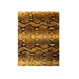 Velvet Spandex Fabric Snakeskin Print