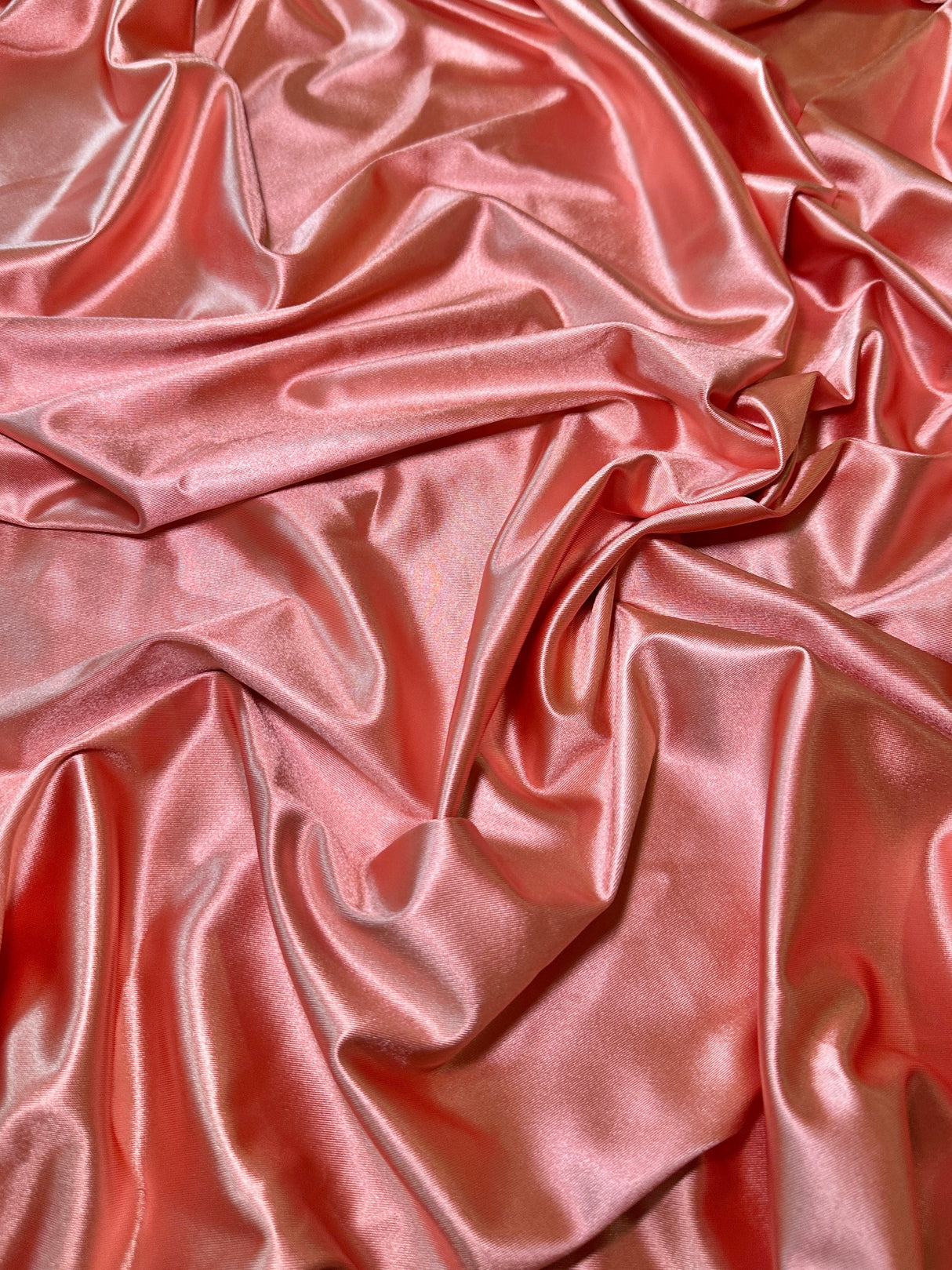 Shiny Nylon Spandex Salmon