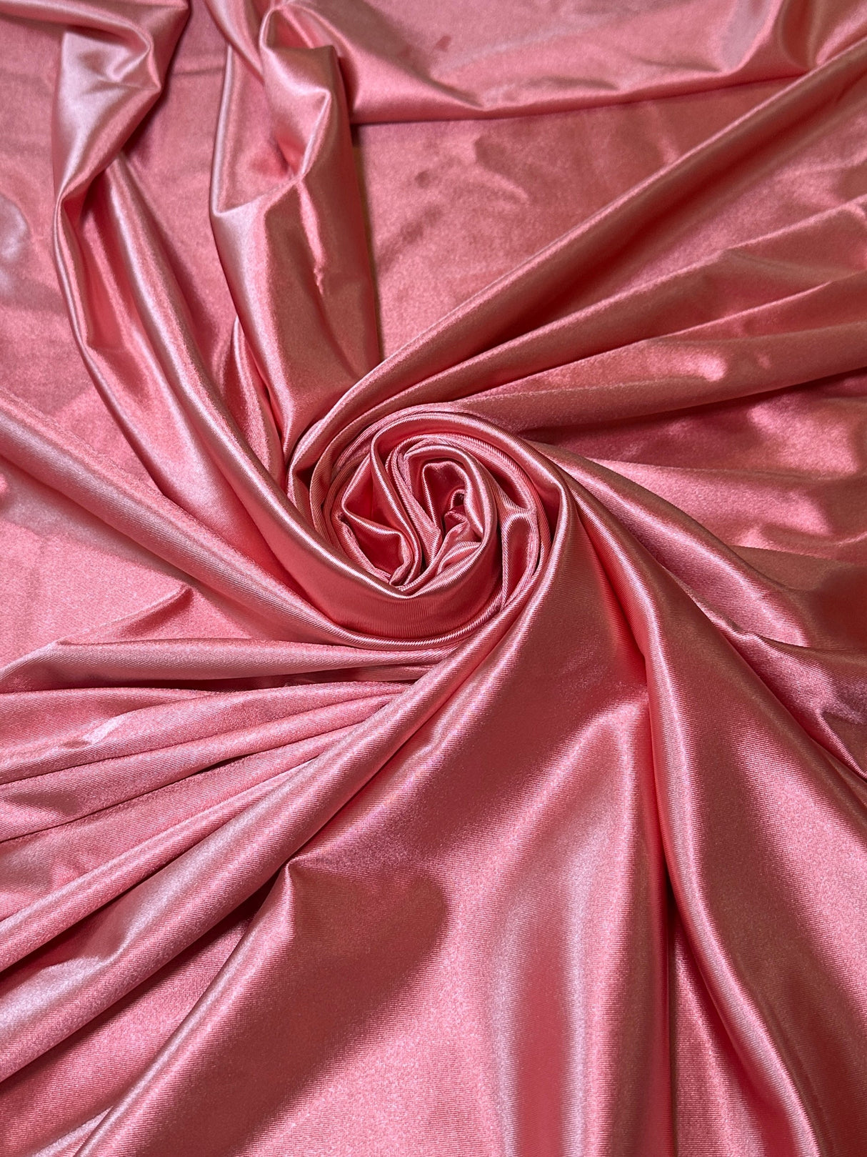 Shiny Nylon Spandex Salmon