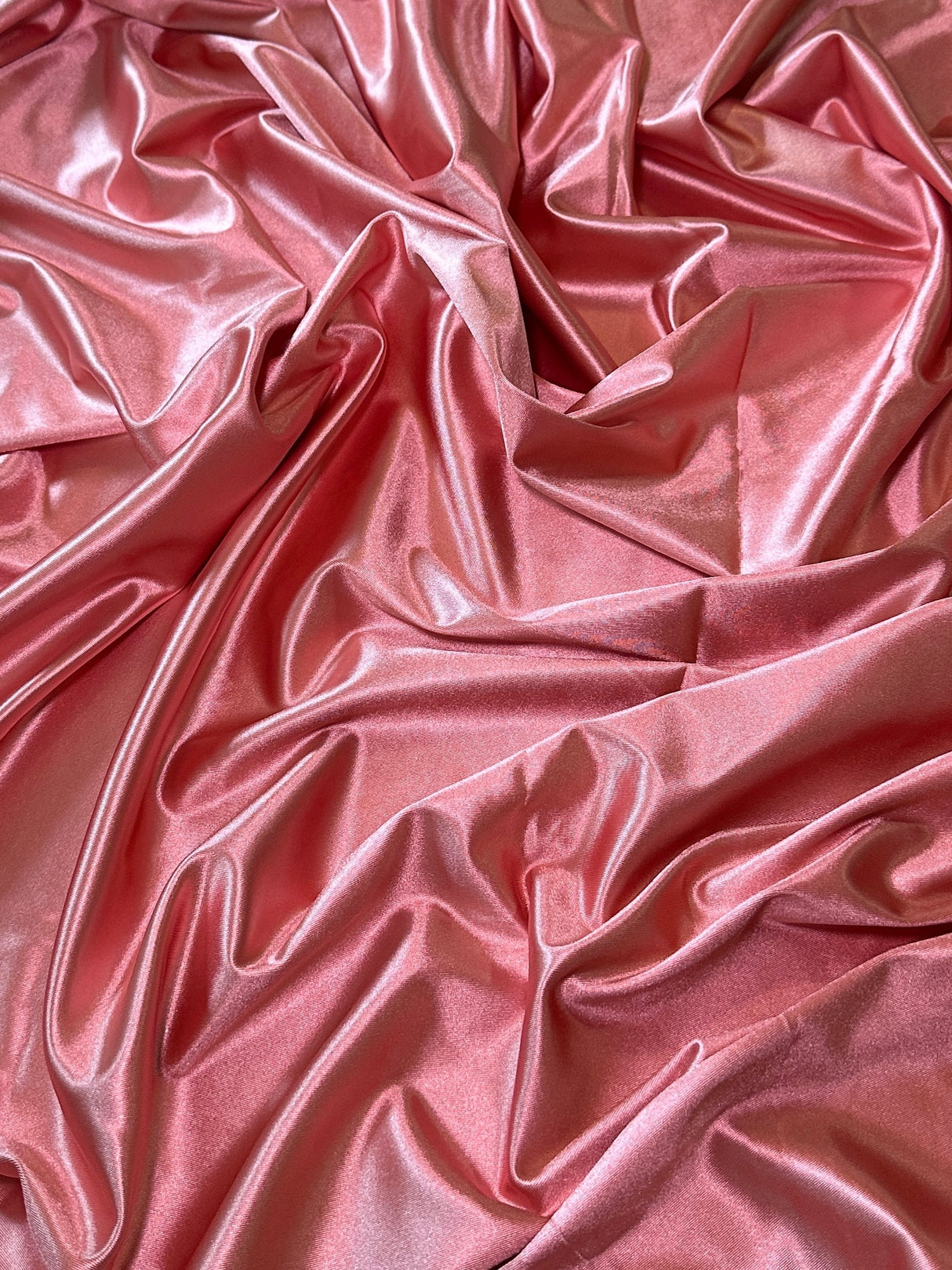 Shiny Nylon Spandex Salmon