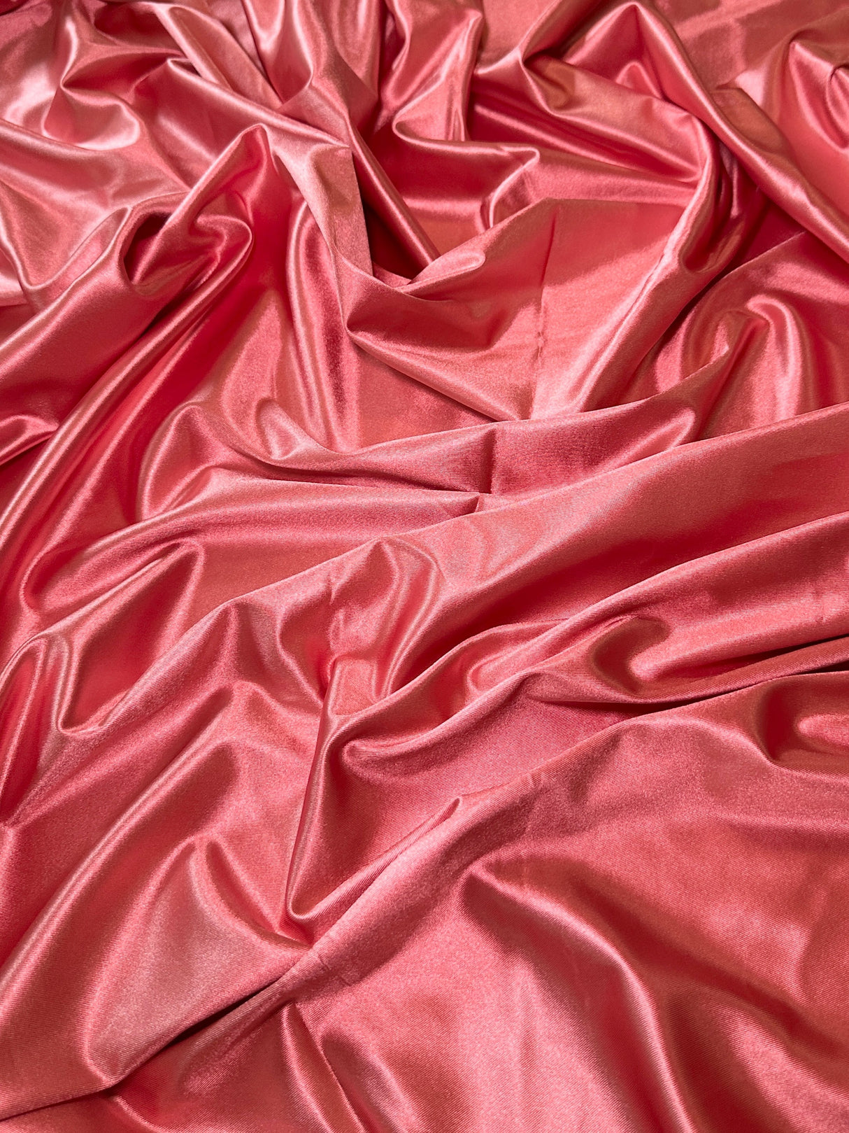 Shiny Nylon Spandex Salmon