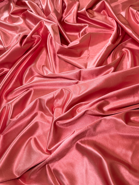Shiny Nylon Spandex Salmon