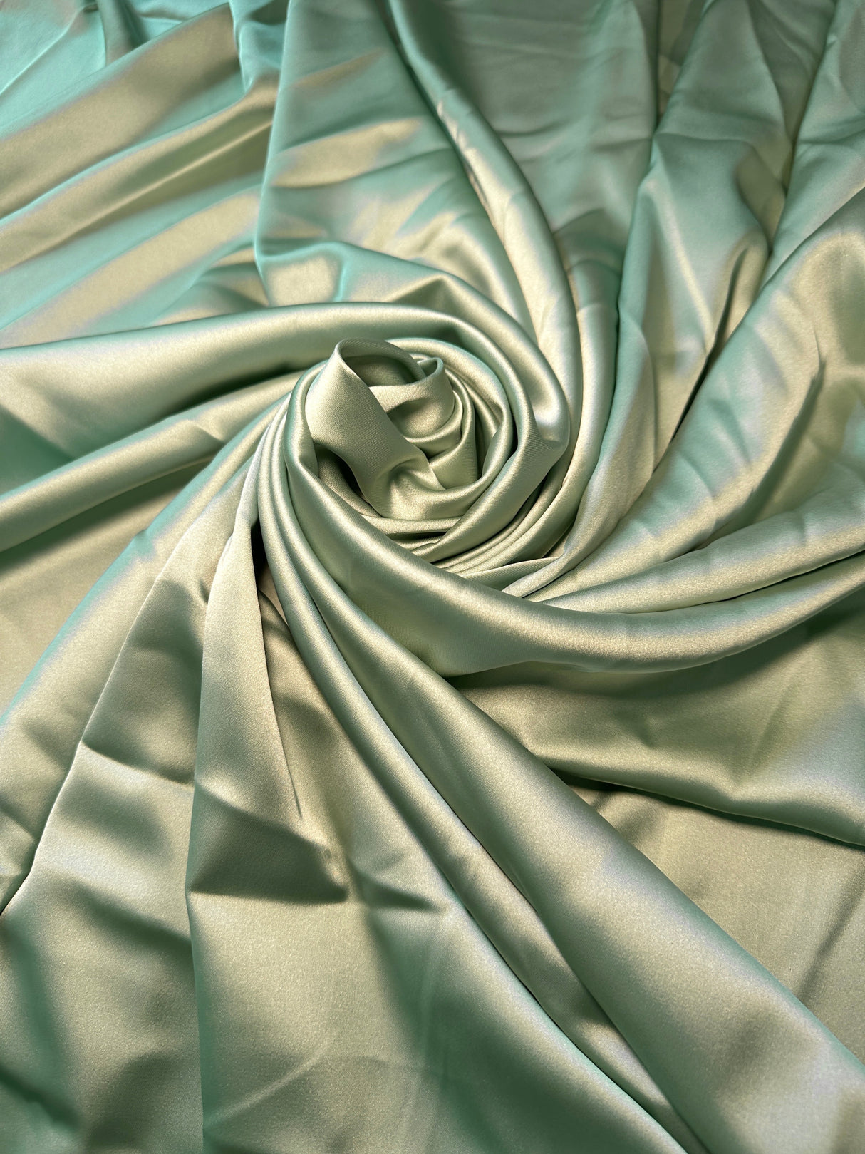 Stretch Crepe Back Satin Mint