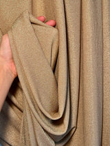 Gold Champagne Stretch Lurex Knit