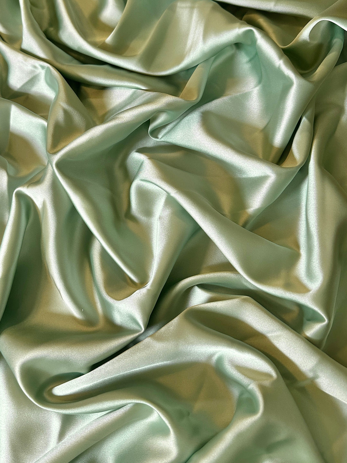 Stretch Crepe Back Satin Mint