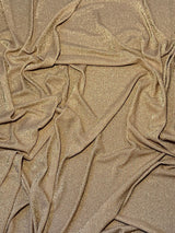 Gold Champagne Stretch Lurex Knit